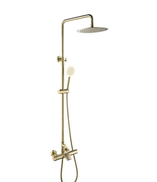 Rene Houtman Thermostatische Douche - Mat Goud