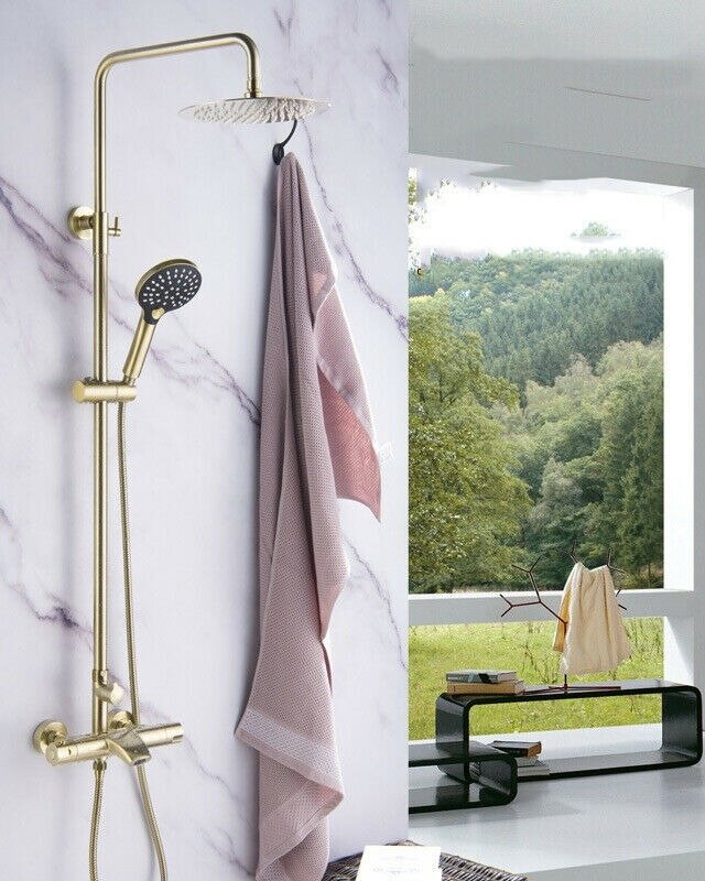 Rene Houtman Thermostatische Douche - Mat Goud
