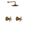 Antieke Inbouw Douche-set - Brons
