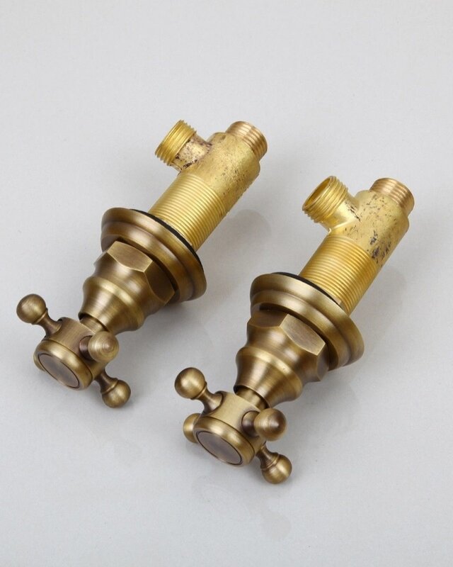 Rene Houtman Antieke Inbouw Douche-set - Brons