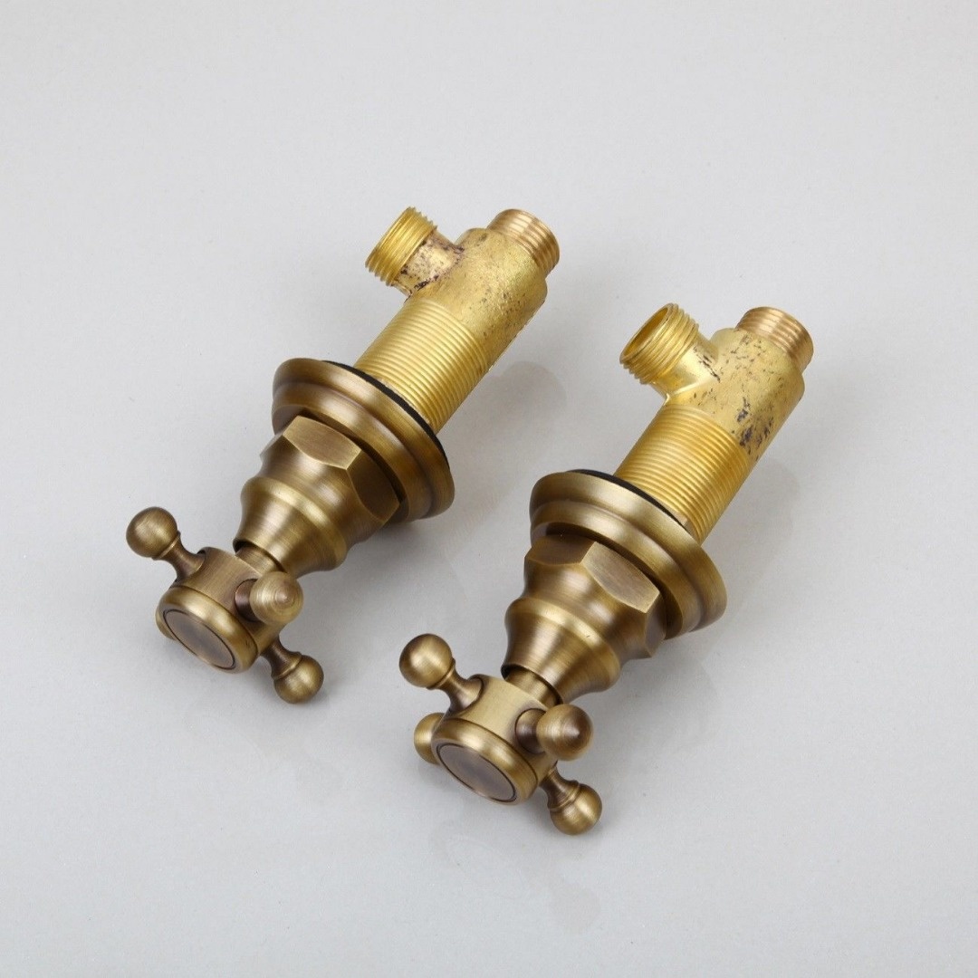 Rene Houtman Antieke Inbouw Douche-set - Brons