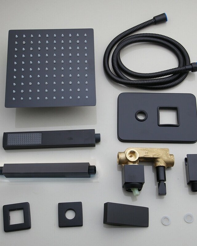 Rene Houtman Plafond Douche - Zwart