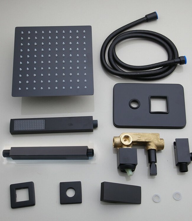 Rene Houtman Plafond Douche - Zwart