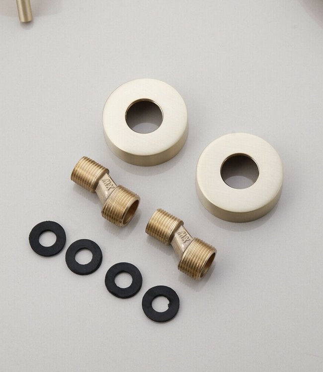 Rene Houtman Klassieke Opbouw Douche - Geborsteld Goud