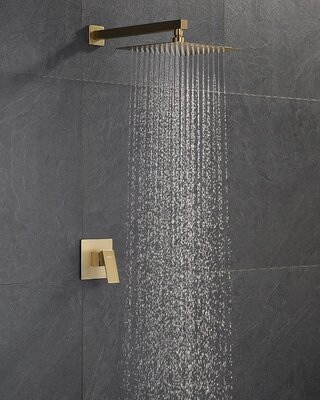 Rene Houtman Inbouw Douche - Mat Goud