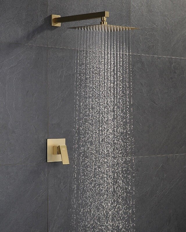 Rene Houtman Inbouw Douche - Mat Goud