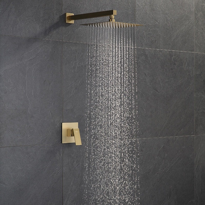 Rene Houtman Inbouw Douche - Mat Goud