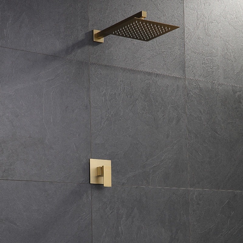 Rene Houtman Inbouw Douche - Mat Goud