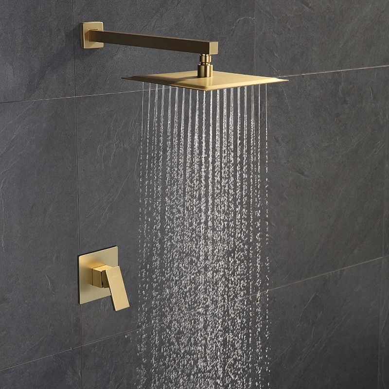 Rene Houtman Inbouw Douche - Mat Goud