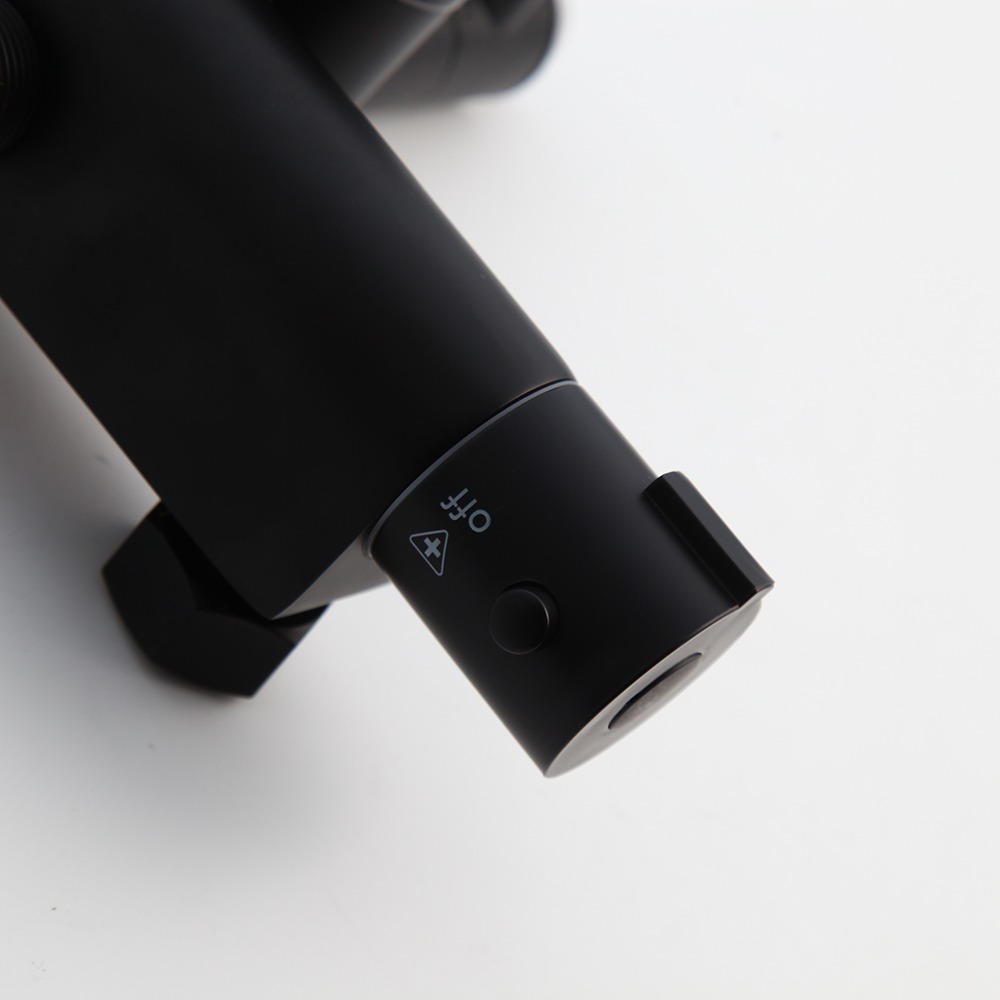 Rene Houtman Thermostatische Doucheset - Zwart