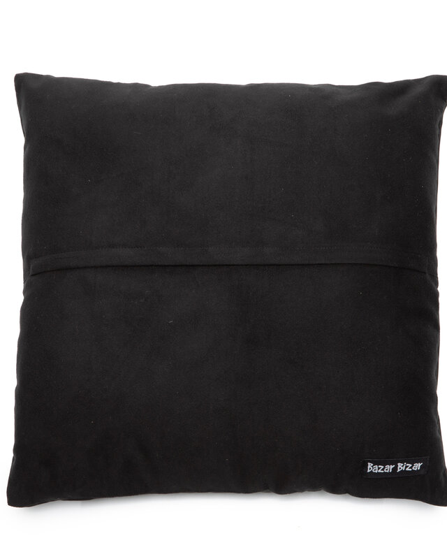 Bazar Bizar The Four Panel Kussenhoes - Zwart - M