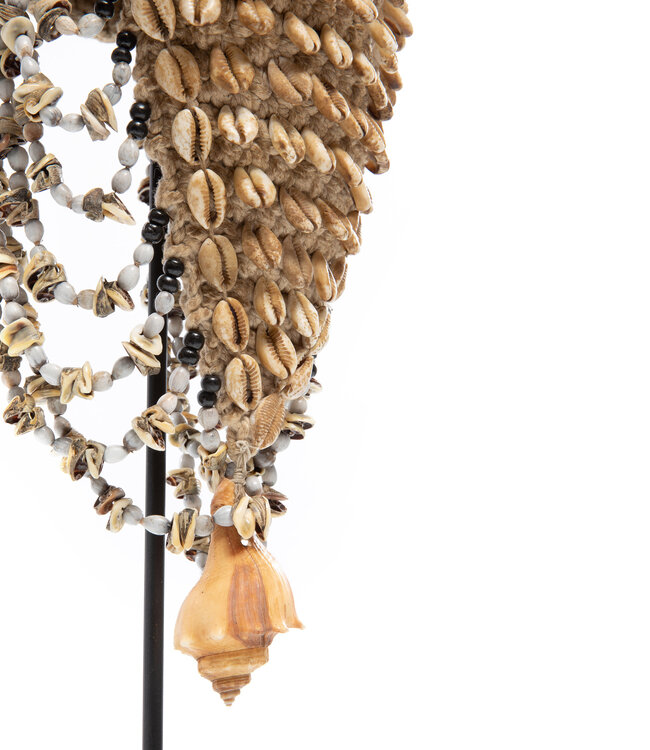 Bazar Bizar The Shell Hat - Naturel Zwart