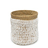 The Pandan Basket #2 - Naturel Wit - H40 cm