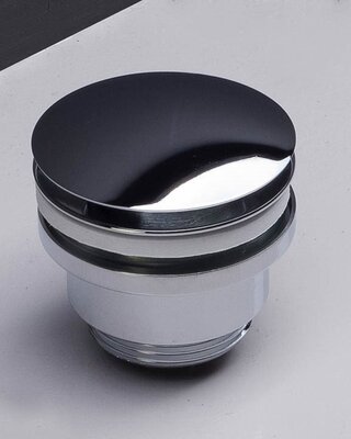 Forzalaqua Push Open Afvoerplug - Chroom 5/4" - 62 mm