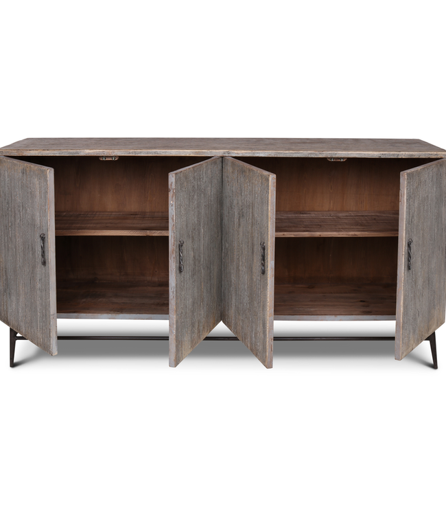 Rene Houtman Rill Dressoir - Grijs - 180x45x90 cm