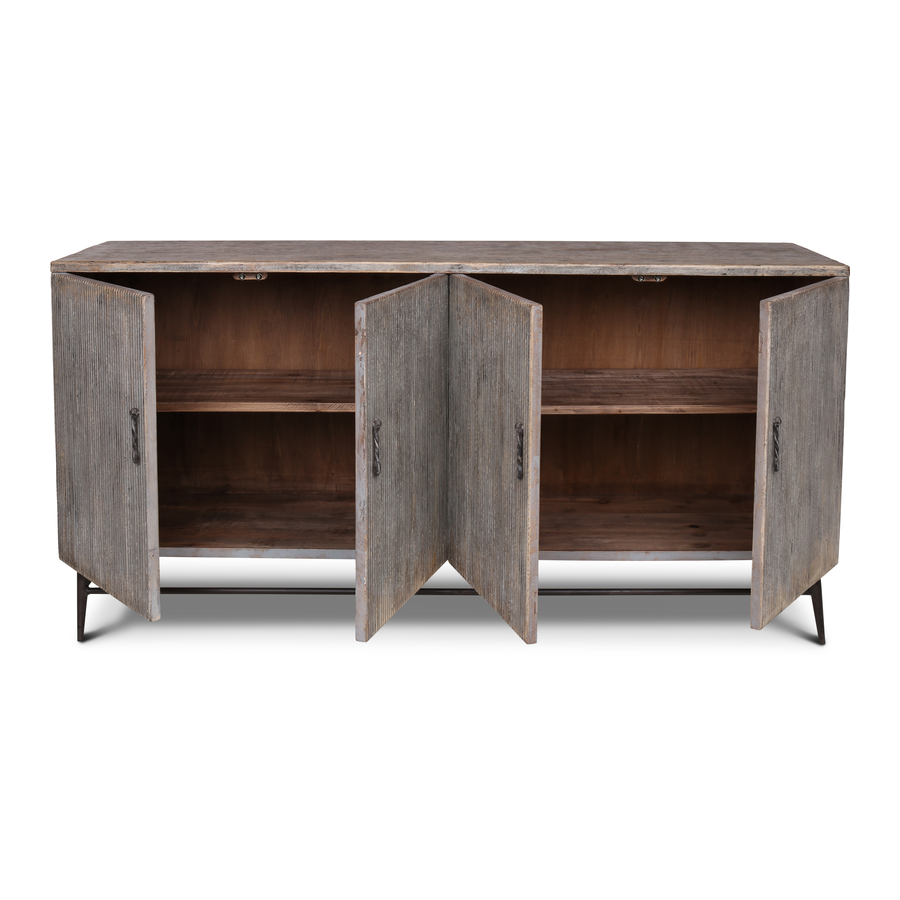 Rene Houtman Rill Dressoir - Grijs - 180x45x90 cm
