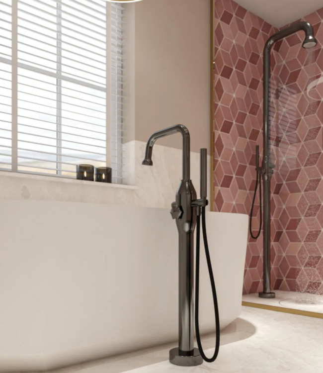 JEE-O BLOOM Badvuller | Met Handdouche | Gun Metal