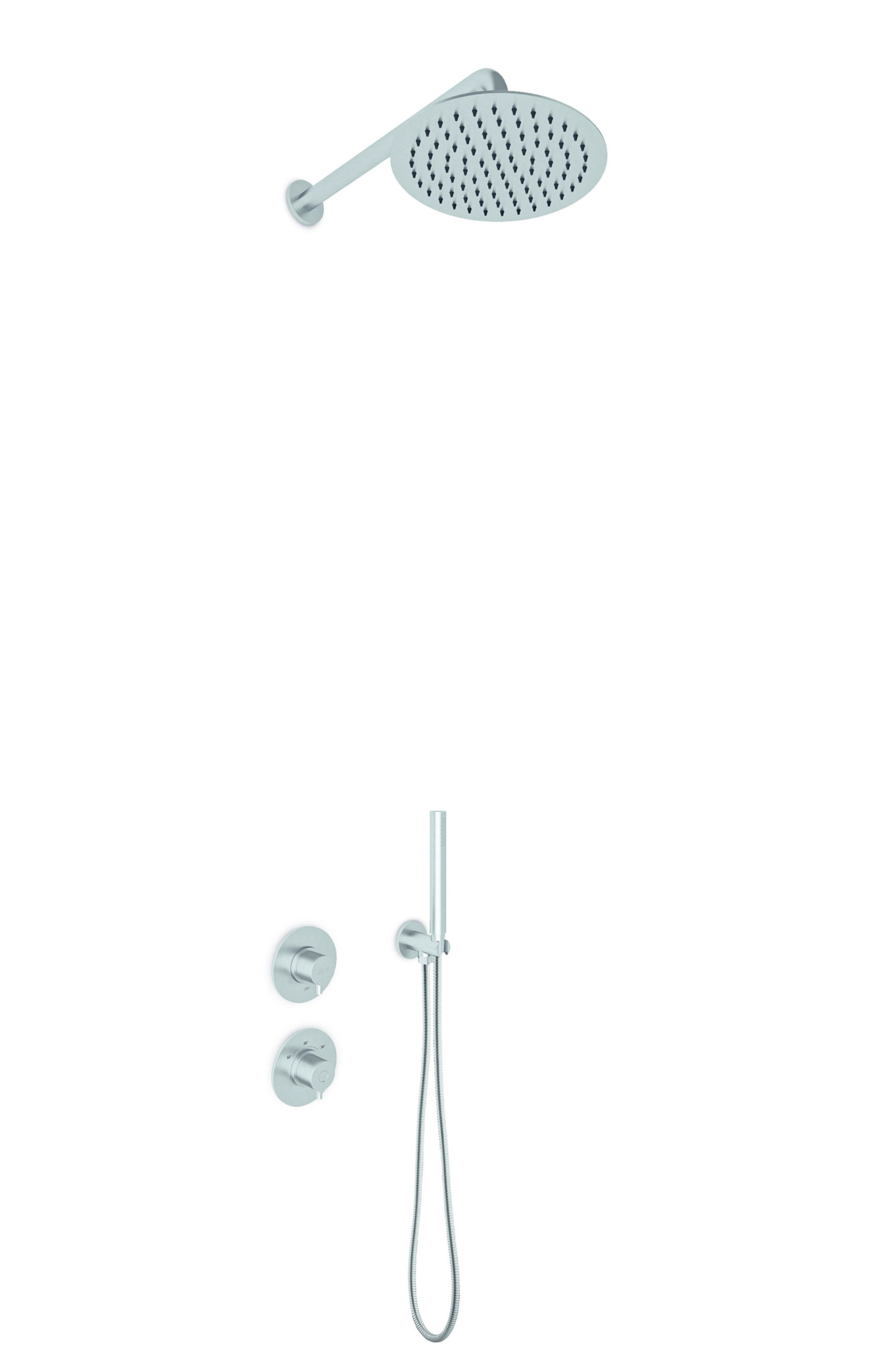 JEE-O Slimline Wand Douche Combinatie 01 | Met Handdouche | Meerdere kleuren