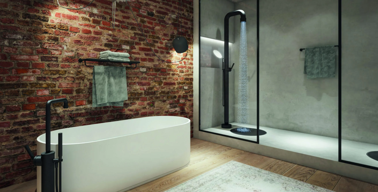 JEE-O SOHO Vrijstaande Douche 01 | Met Eengreep-mengkraan en Progressieve Cartridge