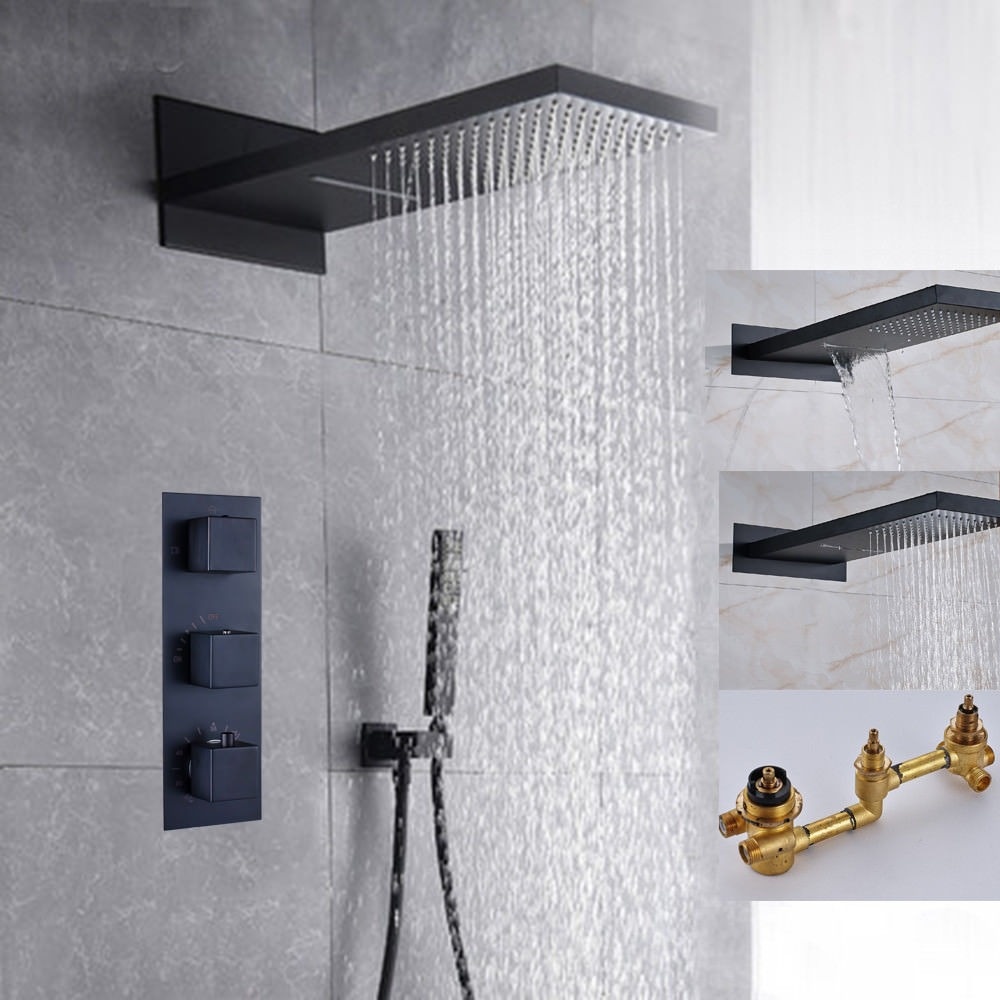 Rene Houtman Olie Bronzen Regendouche - Thermostatisch