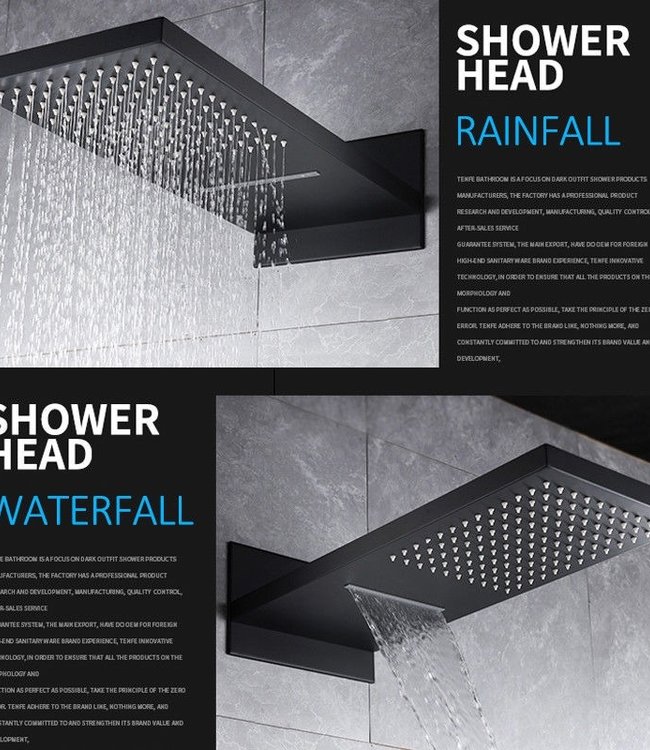 Rene Houtman Olie Bronzen Regendouche - Thermostatisch