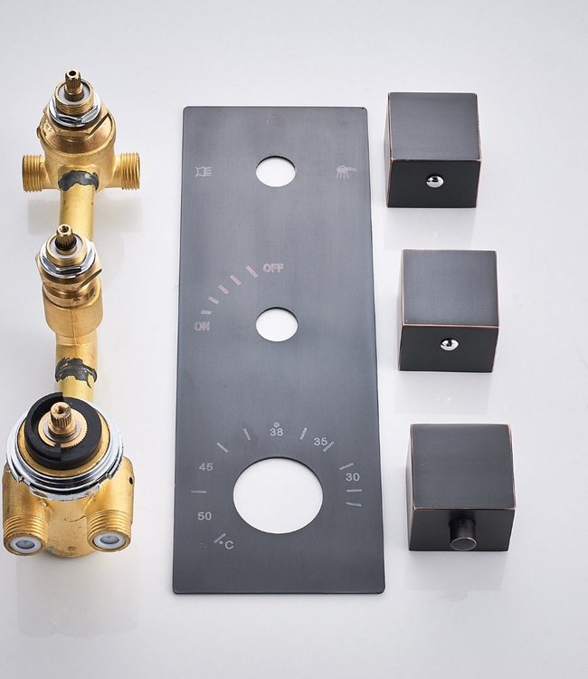 Rene Houtman Olie Bronzen Regendouche - Thermostatisch