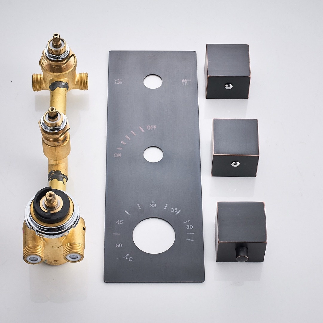 Rene Houtman Olie Bronzen Regendouche - Thermostatisch