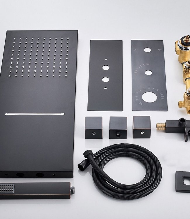 Rene Houtman Olie Bronzen Regendouche - Thermostatisch