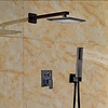 Gewreven Olie Bronzen Stortdouche - Met Handdouche