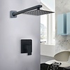 Zwarte Inbouw Douche - Met Bedieningspaneel