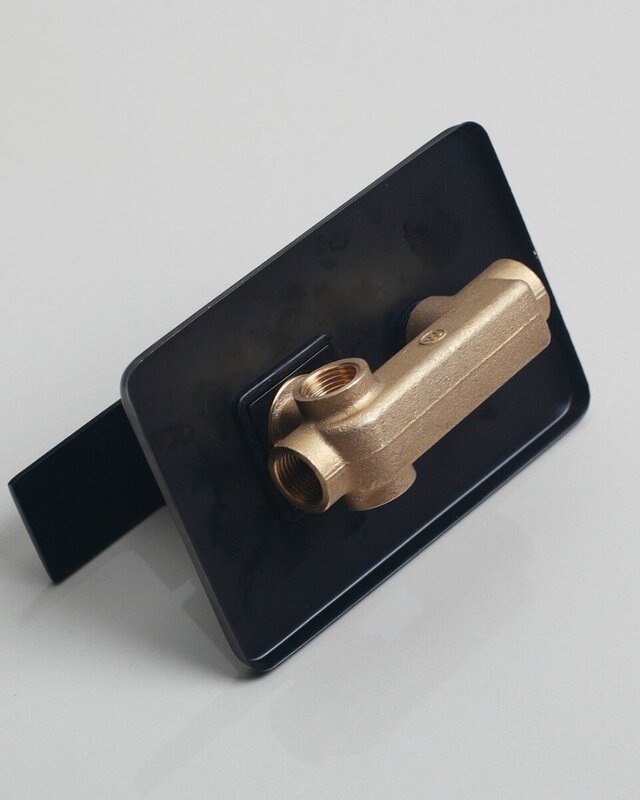 Rene Houtman douche set met handdouche - Zwart
