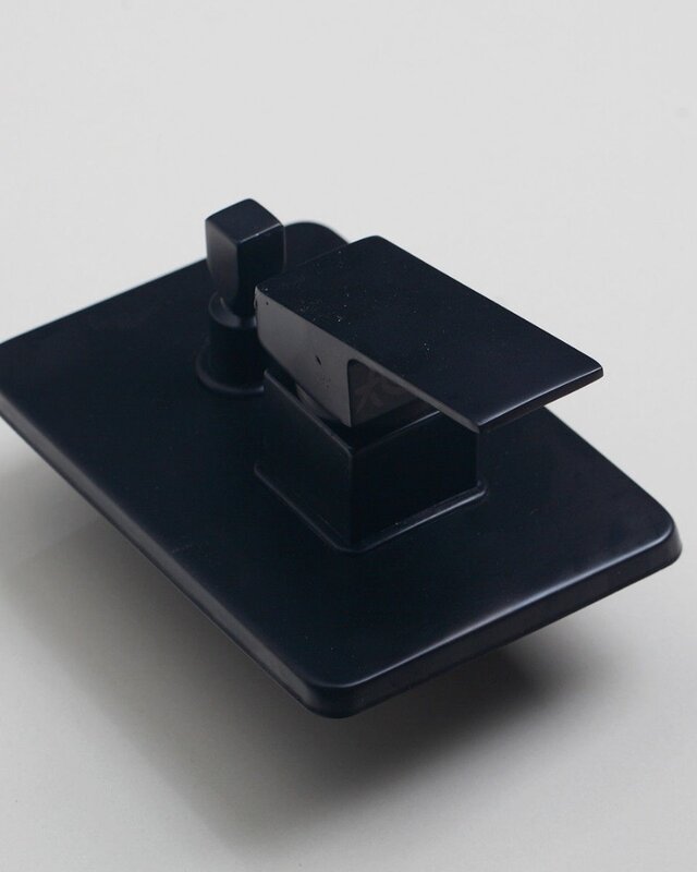 Rene Houtman Inbouwdouche met handdouche - Zwart - Vierkant