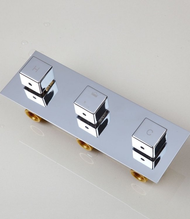 Rene Houtman Waterval Douche-set - Chroom