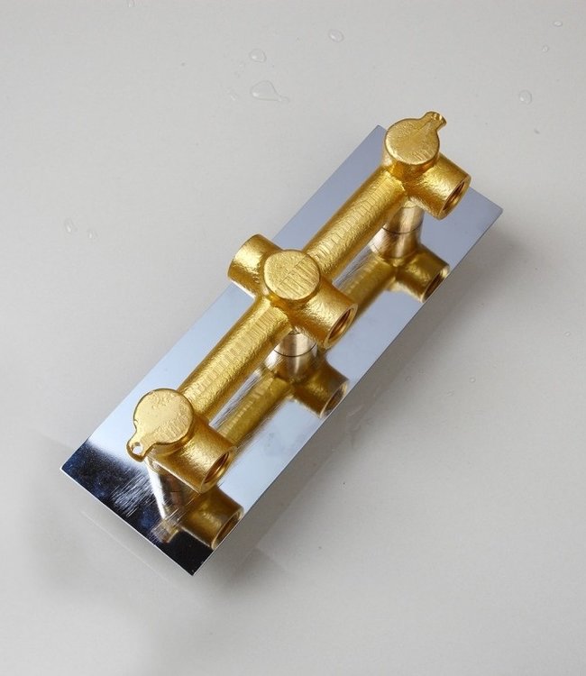 Rene Houtman Waterval Douche-set - Chroom