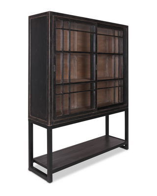 Rene Houtman Murano Vitrine - 170x48x220 cm - Zwart