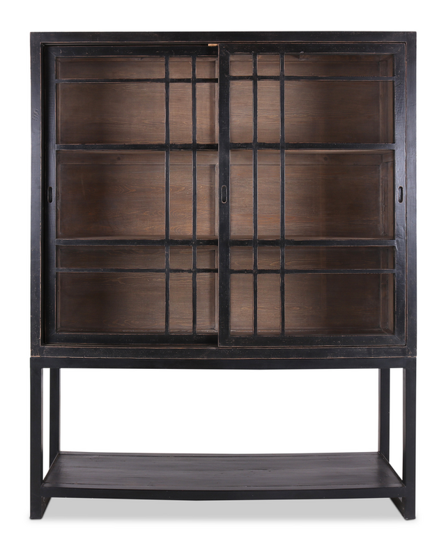 Rene Houtman Murano Vitrine - 170x48x220 cm - Zwart