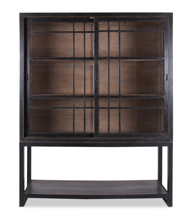 Rene Houtman Murano Vitrine - 170x48x220 cm - Zwart