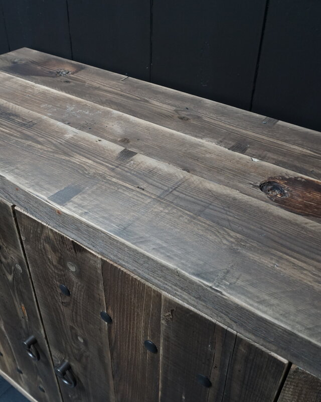Rene Houtman Wastafelmeubel Teun 90x90x40 cm Naturel Hout