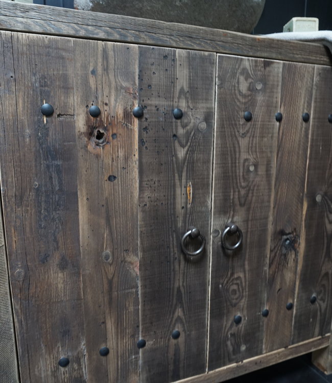 Rene Houtman Wastafelmeubel Teun 90x90x40 cm Naturel Hout