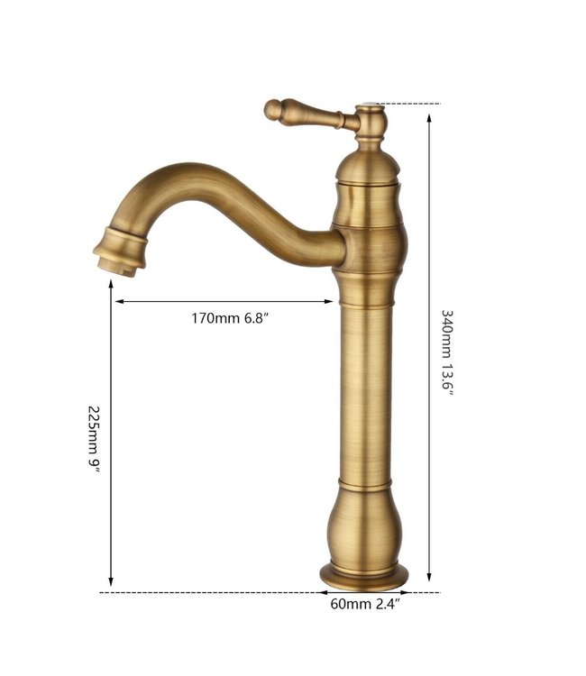 Rene Houtman Bronzen Landelijke Mengkraan - H34 cm