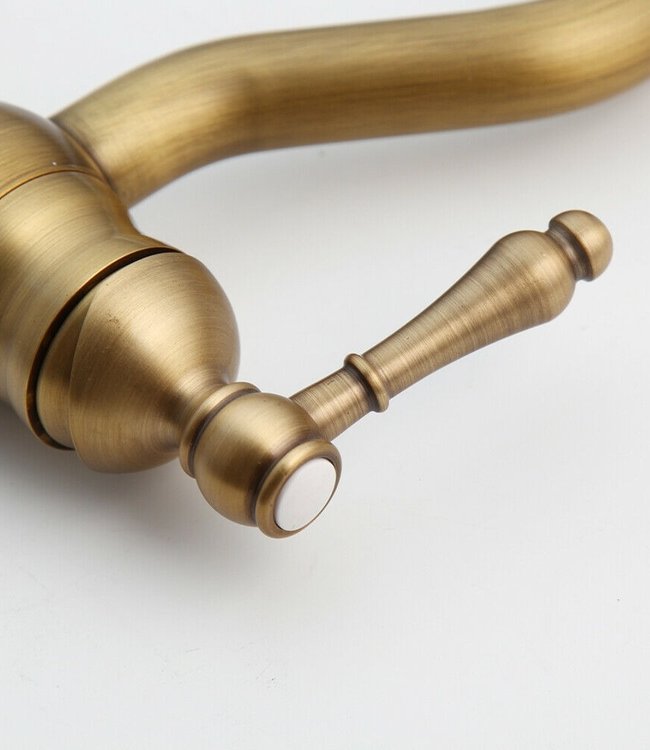 Rene Houtman Bronzen Landelijke Mengkraan - H34 cm