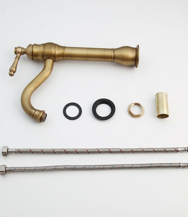 Rene Houtman Bronzen Landelijke Mengkraan - H34 cm