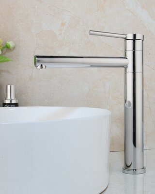 Rene Houtman Hoge Wastafelkraan - Chroom - H31 cm
