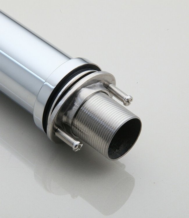 Rene Houtman Hoge Wastafelkraan - Chroom - H31 cm