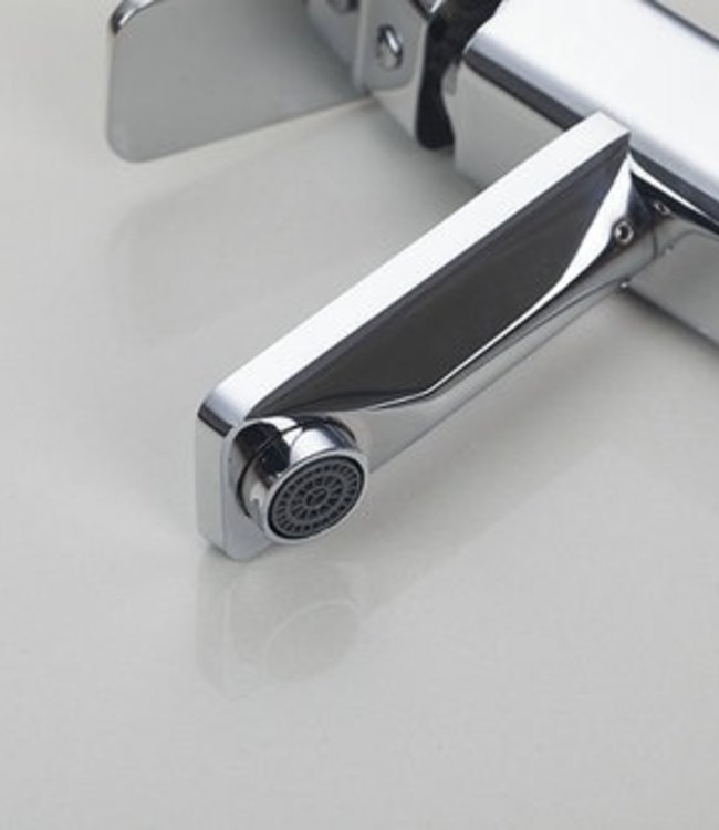 Rene Houtman Vierkante Wastafelkraan - H28 cm