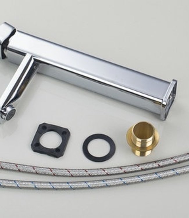 Rene Houtman Vierkante Wastafelkraan - H28 cm