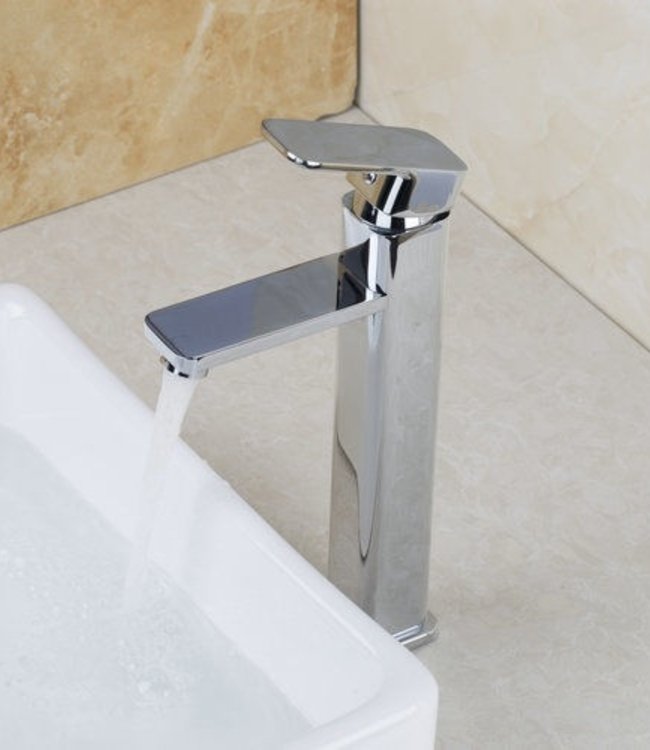 Rene Houtman Vierkante Wastafelkraan - H28 cm