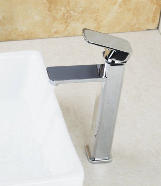 Rene Houtman Vierkante Wastafelkraan - H28 cm