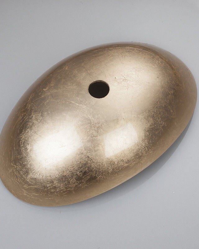Rene Houtman Goudkleurige Glazen Opbouw Waskom - L56 cm