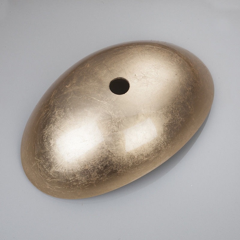 Rene Houtman Goudkleurige Glazen Opbouw Waskom - L56 cm